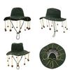 Sombrero Cultural Transpirable para Festivales de Música Sombrero Hecho a Mano Sombrero de Princesas Cosplay para Actividad al Aire Libre
