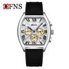Man Wristwatch Fashion Luxury Waterproof Silicone Strap Quartz Men's Watches Sports Auto Date Chronograph Simple Clocks
