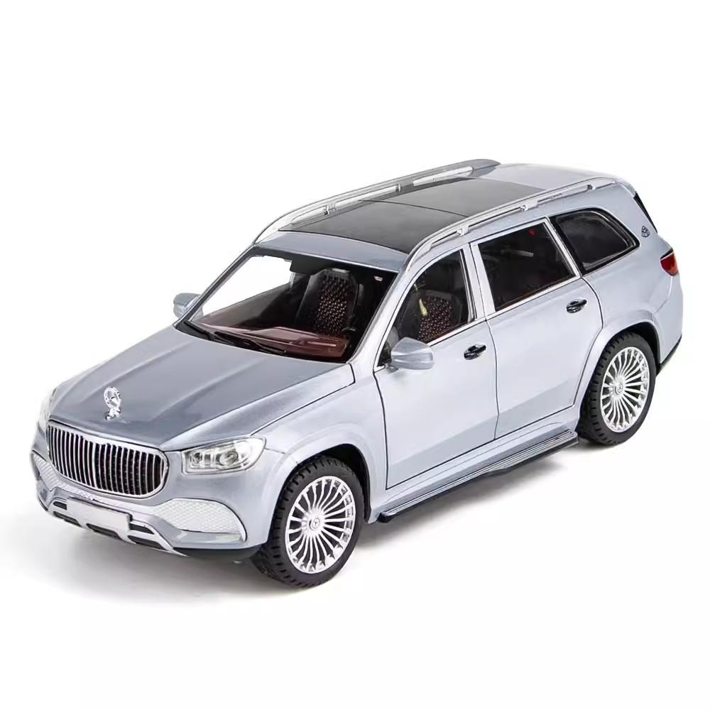 1:24 Skala GLS600 GLE350 Automodell Spielzeug Türen zu öffnen Sound Licht Stoßdämpfung SUV Modelle Sammlung Geschenke für Kind