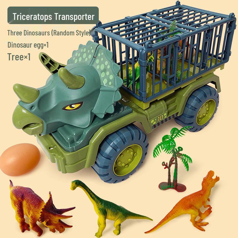 Dinosaurier Bagger Spielzeug: Tyrannosaurus Rex Transportfahrzeug für Kinder