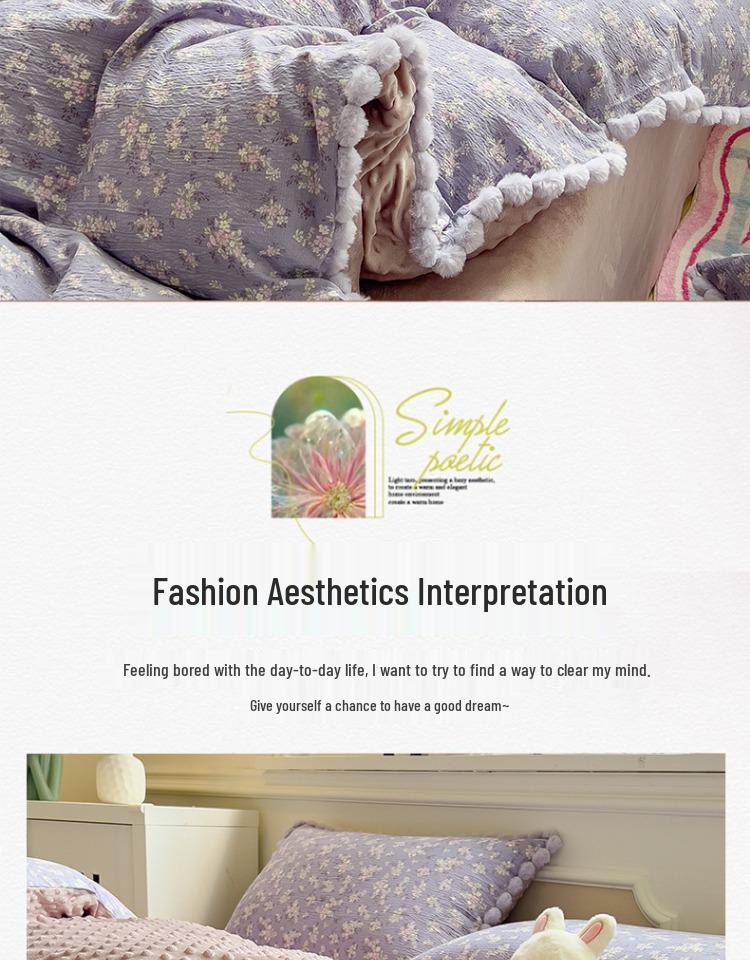 Thickened Bean Velvet Duvet Cover, Double-Sided Milk Velvet, for Autumn/Winter Warmth, Ideal for Student Dormitories