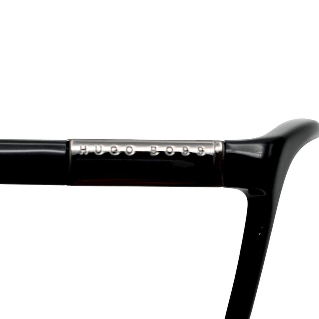 Used HUGO BOSS Side Logo Cell Frame Sunglasses 0555/S 807EU Black T2606-k099