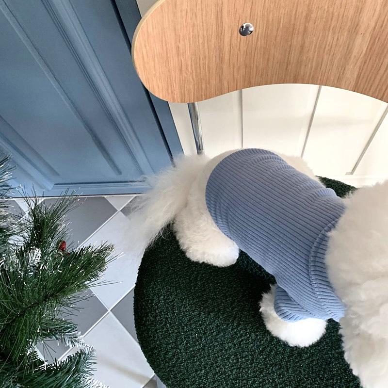 New pet bottoming shirt Teddy Pomeranian VIP Yorkshire Maltese autumn dog and kitten cat clothes