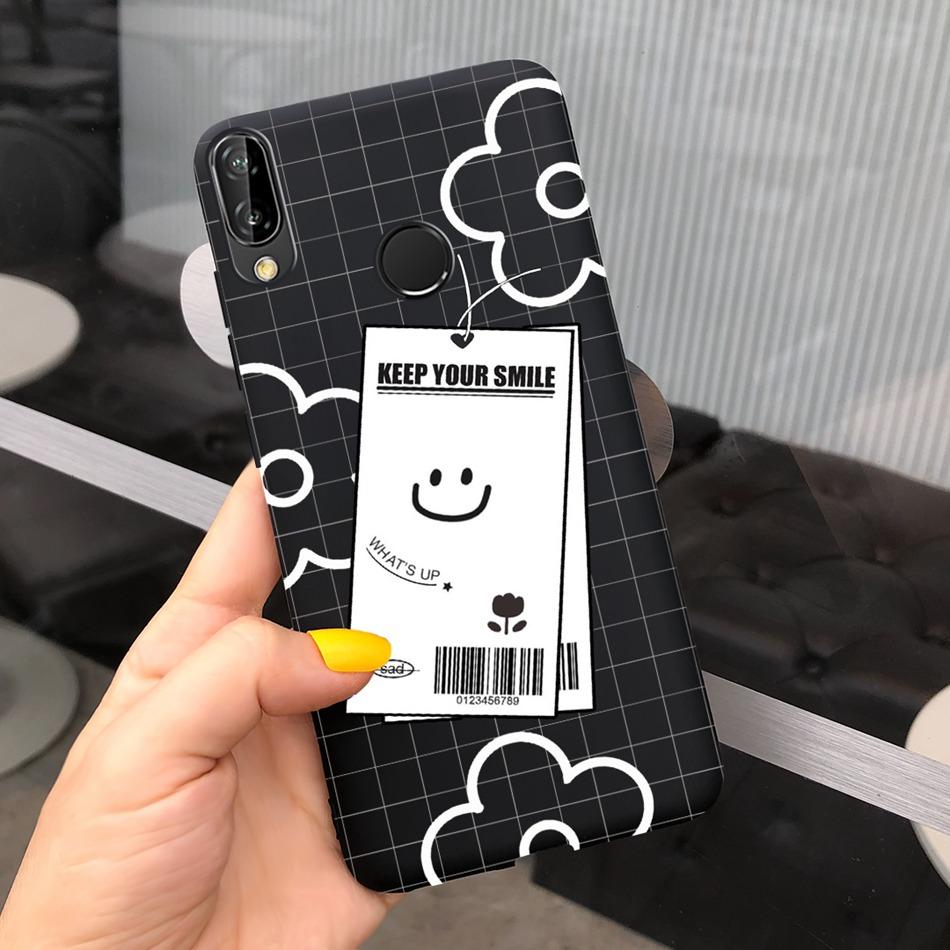 For Huawei P20 Lite Case Nova 3e ANE-LX1 ANE-LX2 Cute Cartoon Candy Color Silicone Phone Cases For Huawei P20lite Soft TPU Cover