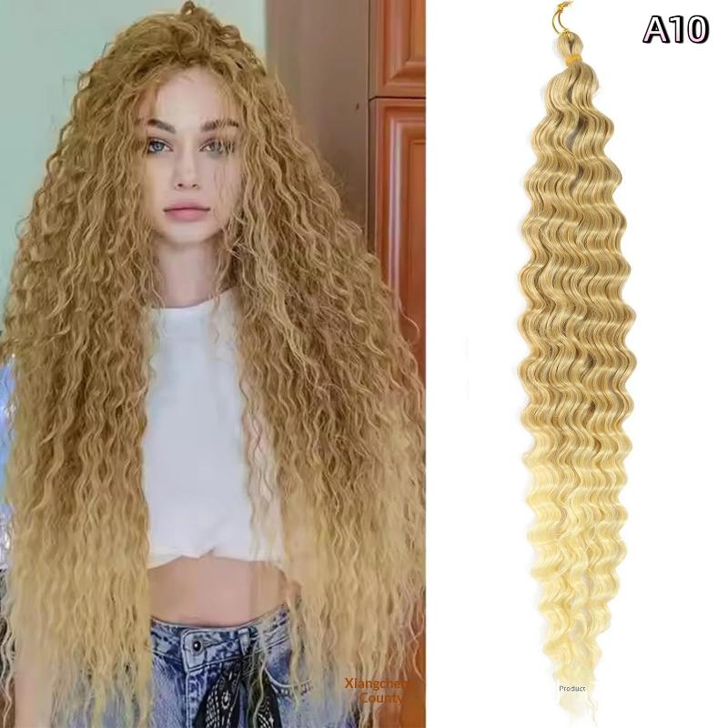 24Inch Synthetic Wig Curly Ponytail Extension Claw Clip Kinky Curly Natural Pony Hair Soft Long Heat Resistant Fiber Water Wave