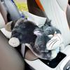 Cat Plush Tissue Box Cover Cute Cartoon Cat Tissue Holder For Home Car Interior Decor