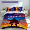 3pcs Custom Name Attack on Titan Set,Includes 1 Duvet Cover and 2 Pillowcases,All-season Bedroom Decor