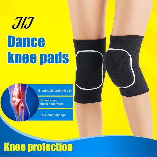 Comfortable Knee Support 2Pcs Sports Pads with EVA Foam, Breathable Anti-Collision Protector, Soft Cushion Men Women Brace for Dance Volleyball