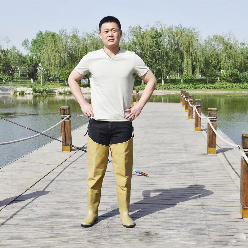 Red Poetry Thickened Fishing Waders / Pants for Catching Fish