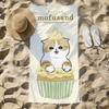 Kawaii Towel Beach Towel Cartoon Oversized Quick M-Mofusand Kitten Dry Towel Absorbent Cat Soft Swim BeachTowels for Men Women