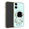 For Xiaomi Poco X8 Pro Case Shining Astronaut Spaceman Bracket Holder Design Soft Plating For Xiaomi Poco X8 Pro Back Cover