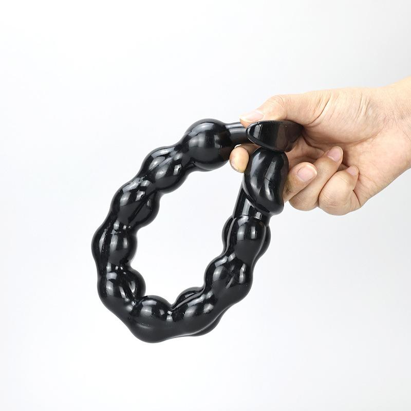 40cm Glass Dildo Artificial Penis Dick Crystal Anal Bead Butt Plug Prostate Massage Masturbate Sex Toy For Adult Women