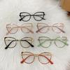 New Cat Eye Frame Blue Light Blocking Glasses Women Men Fashion Metal Optical Spectacles Eyewear Eyeglasses Computer Goggles