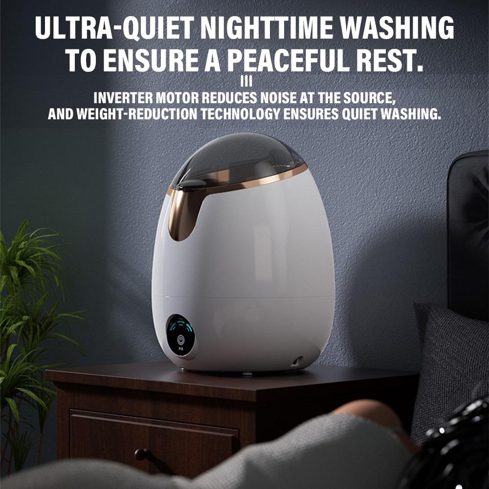 Mini Semi Automatic Single Tub Washing Machine with Top Transparent Window 5kg Capacity Household Use Metal & Plastic