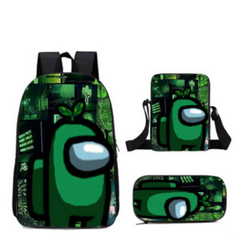 Among Us Middle School Student School Bag Cartoon School Bag Children's Backpack Backpack Satchel Moving