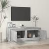 Coffee Table Concrete Grey 102x50x44 Cm Wood Based Material