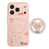 Full-Screen Dog Cartoon iPhone 17 Pro Max Magnetic Bracket Case, Soft Korean Style