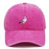Pigeon Embroidery Pattern Baseball Cap Outdoor Sports Casual Baseball Hats Adjustable Vintage Sunscreen Hats All Seasons