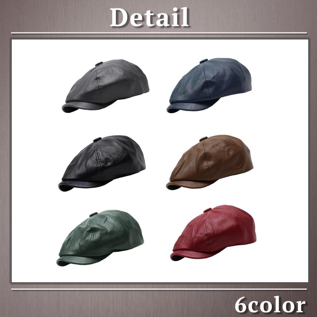 Hunting CP685 [One Limitation] Cap, Leather, Simple, Stylish, Golf, Casual, Men's & Women's, (Black)