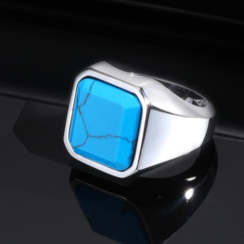 Stainless Steel Black Onyx Ring for Men Stylish Durable and Comfortable Jewelry Gift