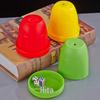 High-End Thickened Dice Shaker Cup with Base for Bars and Nightclubs