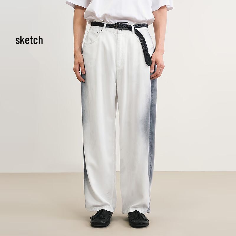 

Мужские джинсы Croquis на лето 2025 с широкими штанинами из лиоцелла S