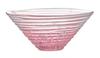 Toyo Sasaki Glass Japanese Small Bowl for Shaved Made In Deep Glass Dessert 41532 Plate, Glass, Ice, Red, Japan, Bowl, Plate, Plate, Tableware, Plate,