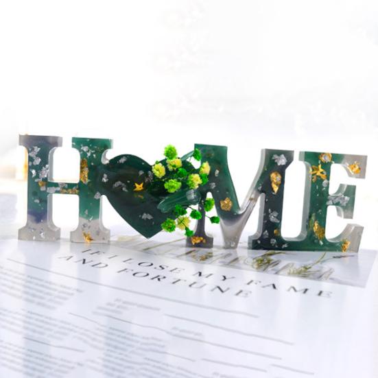 DIY Home Family Love Epoxy Resin Casting Mould Ornament Making Silicone Mold