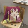 1pc Ayano Sugiura Anime Characters Pillow Case Fashion Square Pillowcase Bedroom Sofa Room Ins Decoration Leisure