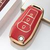 Tpu Car Key Shell Case For Ford F-150 F-250 F-350 Explorer Ranger Ka Fiesta Mondeo Car Folding Key Cover Holder Keychain Set