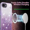 KADEM Für iPhone 16e Hülle Blume TPU Flexibel Farbverlauf Handyhülle