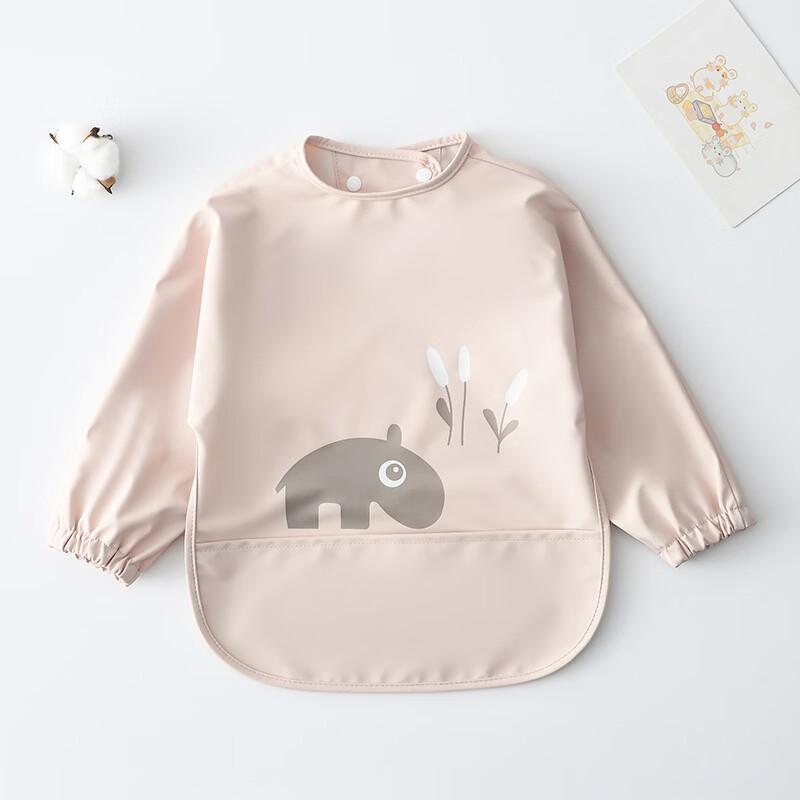 Kids  Waterproof Long-Sleeve Smock Bib