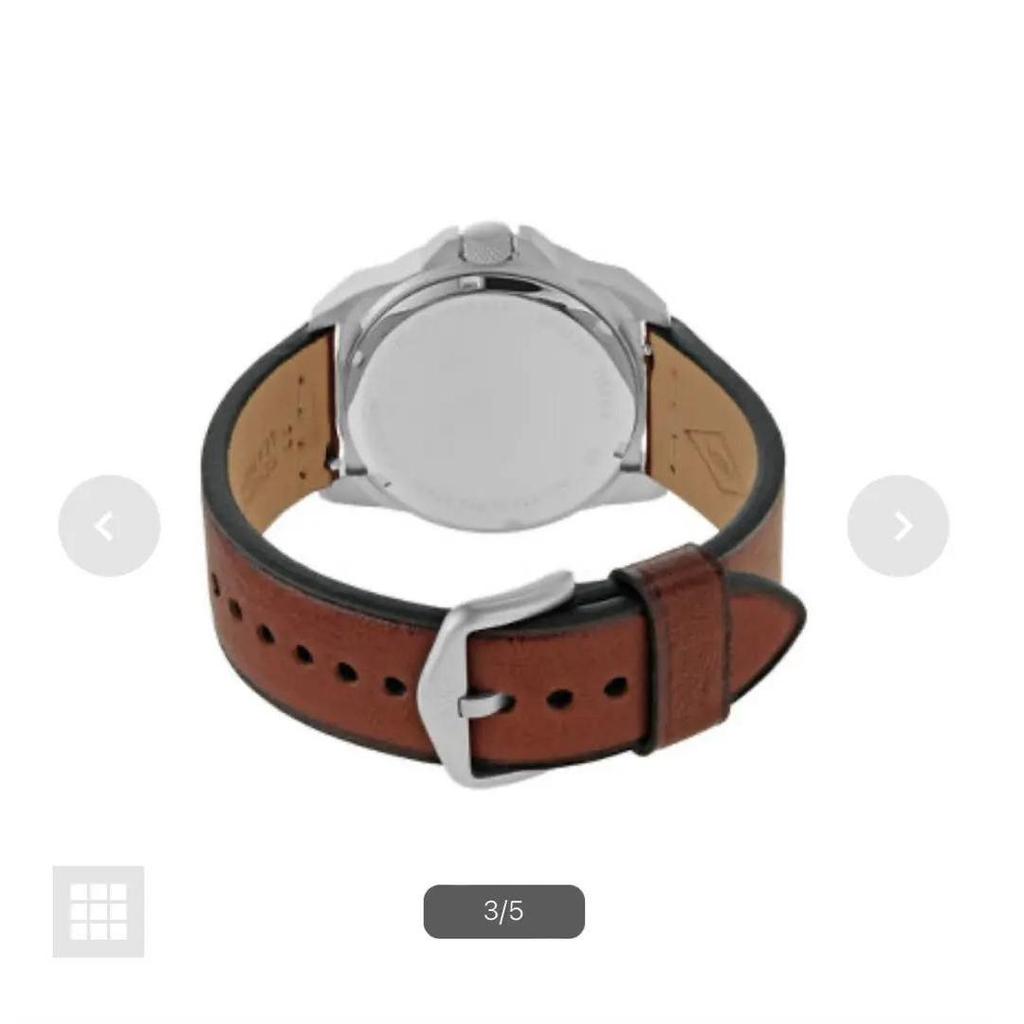 Used (Unused) FOSSIL Men's Watch FS5919 BRONSON Three-hand Date