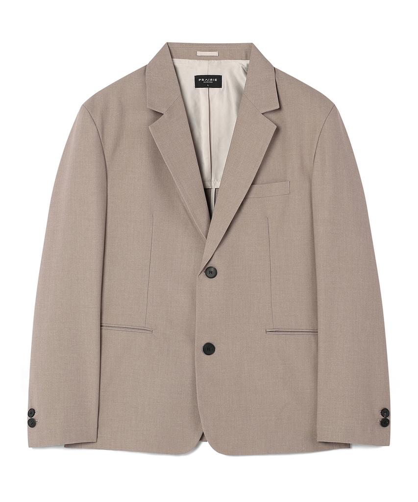 Prairie Airflow Loose Fit Blazer (Beige)