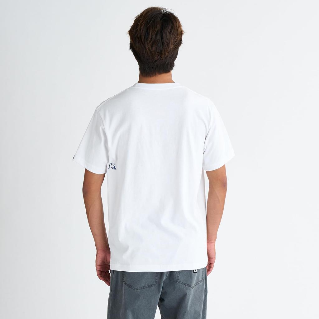 Quiksilver Pigment-verarbeitet US-Baumwolle Bubble-Logo Bestickt Regular Fit T-Shirt