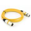 5pcs Zinc Alloy 3Pin XLR Male to XLR Female Balanced Audio Cable Splitter Wire