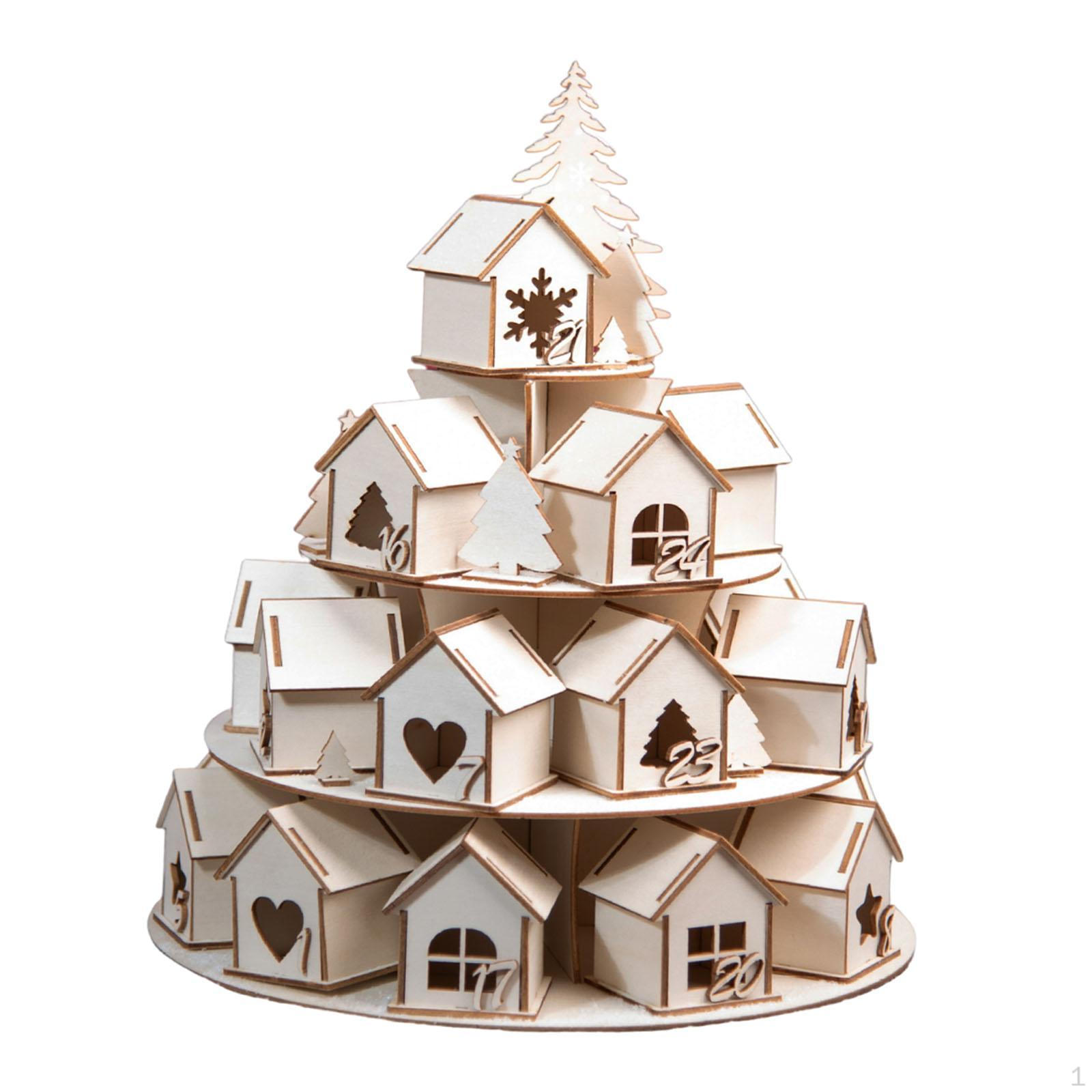 

Christmas Advent Calendar Decor Empty Party Gift Storage Organizer Ornament Reusable