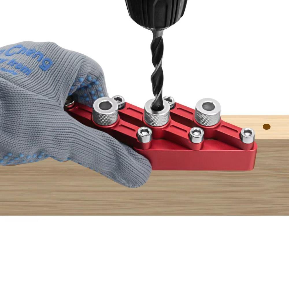 Three-in-One Design Self Centering Dowelling Jig Dowel Hole Positioner Locator  Woodworking Joinery