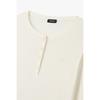 Emporio Armani Women S Lounge T ShirT Long Sleeve Henley Neck