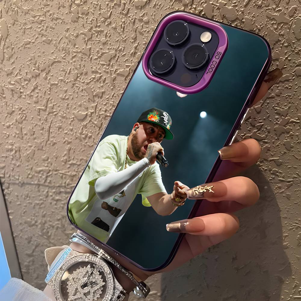 Rapper Maka Aura 2025 Tour Phone Case For iPhone 17,16,15,14,13,12,11,Pro,XS,Max,Plus,Mini,SE4,E Purple Matte Shockproof Cover