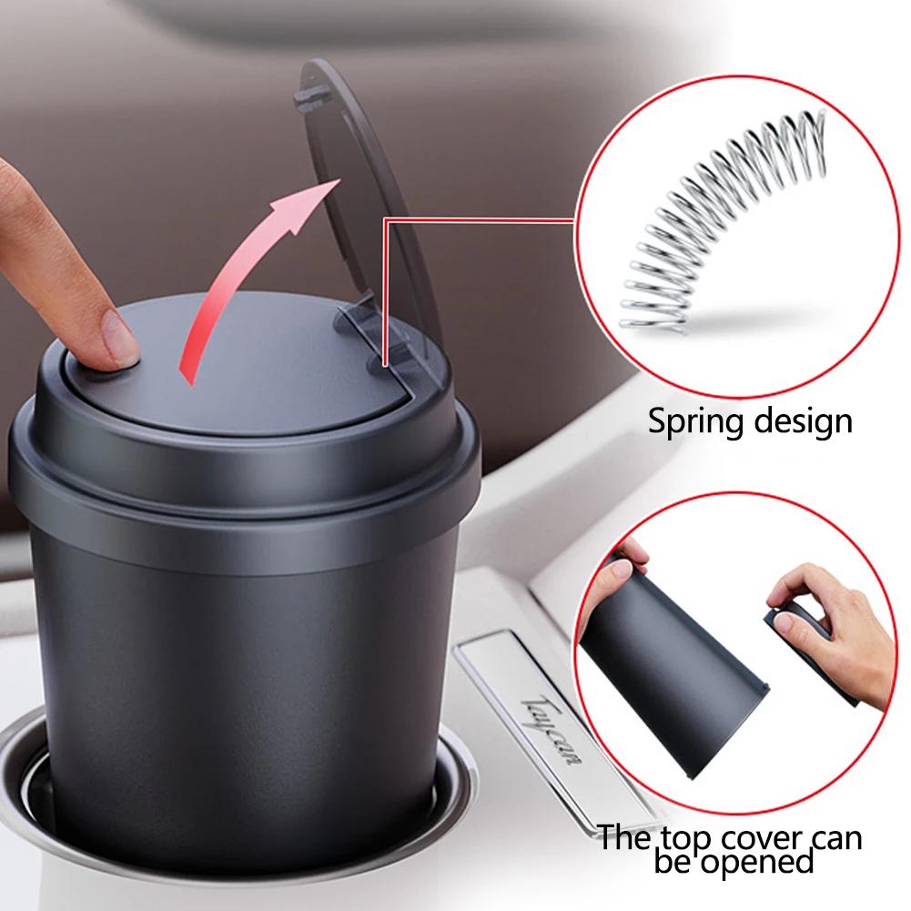 Car Garbage Can Automobile Vehicle Garbage Dust Case Leakproof Car Interior Rubbish Container for SUV Sedans Truck