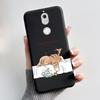 Case For Nokia 7 Phone Casing For Nokia 7 Plus Back Cover Trendy Soft Silicone Shockproof Black Case Milk Tea Rabbit Pattern