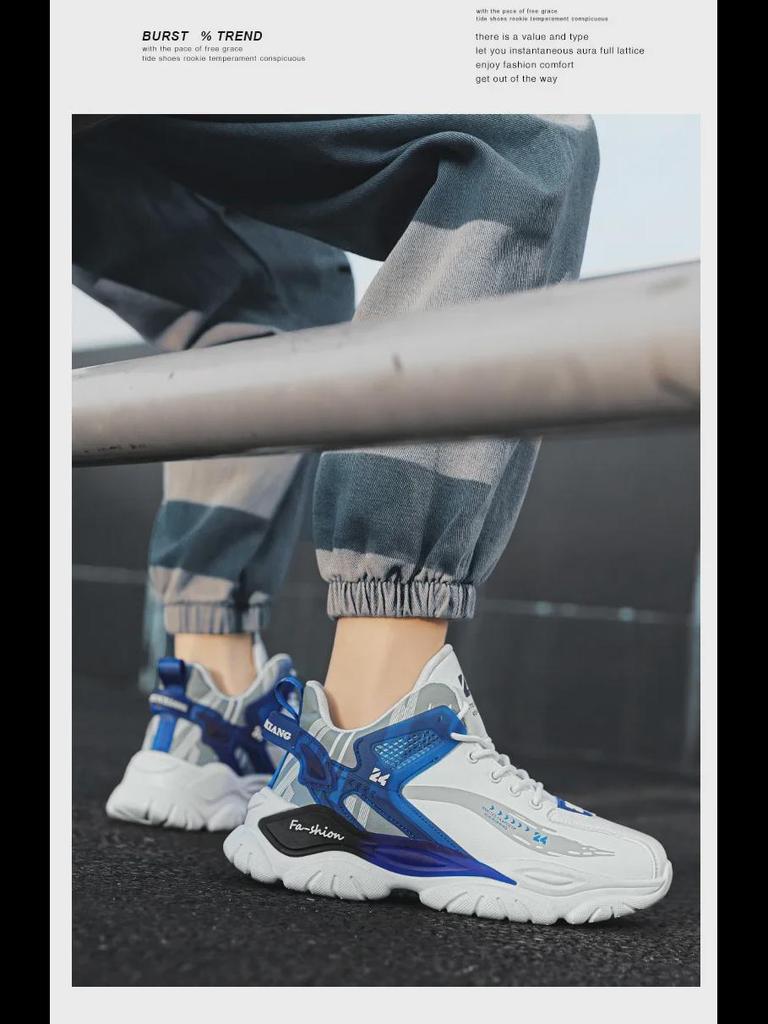 Men's High-Top Leather Sports Shoes for Autumn/Winter - New Fashion Casual Design