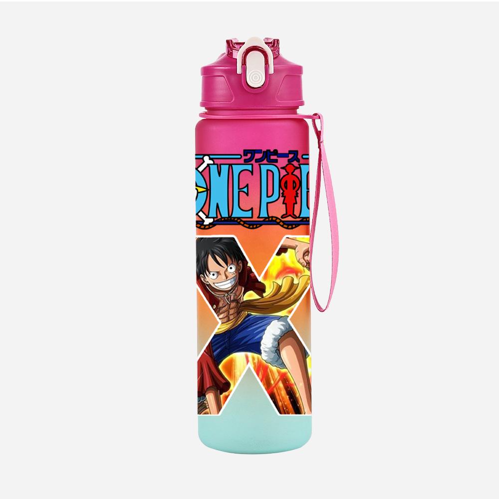 Anime A-Z 26 English Letters Printed Character Large Capacity Water Cup Demon Hunters Outdoor Portable Drinking Bottle for Boy Girl