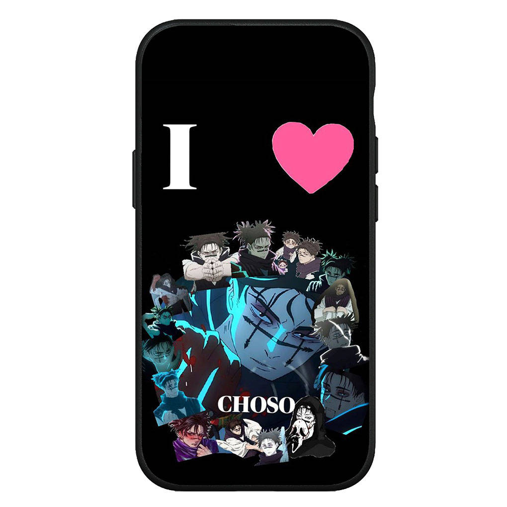 Cover for iPhone 16 15 Xiaomi Redmi Note 14 13 12 11 Pro Max X 8 16e Samsung Galaxy S25 S24 S23 Moto OPPO Huawei Jujutsu Choso Kaisen Anime Phone Case