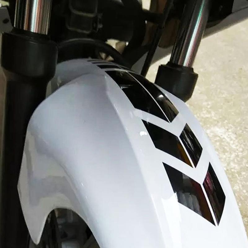 Colorful Motorcycle Arrow Stripe Stickers Reflective Waterproof Oilproof Motorcycle Paste Moto Decoration Accessories