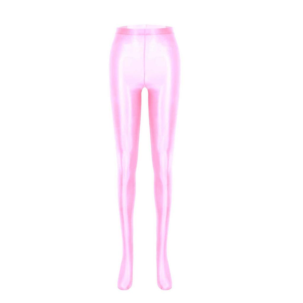 Womens Shiny Ballet Yoga Leggings Training Fitness Workout Dance Tights Pants