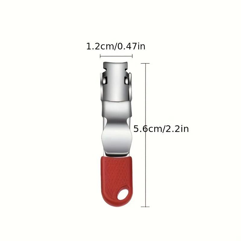 

5pcs Mini Nail Trimmer Stainless Steel Portable Folding Nail Clippers With Keychain - Convenient Pedicure Tool For On-the-Go Gro