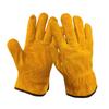 High-Temperature Resistant Cowhide Welding Gloves - Soft, Wear-Resistant, and Anti-Scald Protection for Welders.