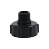 Cross-Border Hot-Selling Plastic Drum Valve Conversion Joint: 60 Fine Thread to Hose Thread Adapter